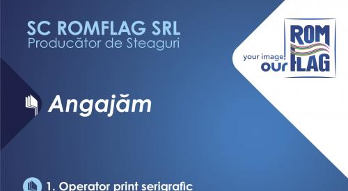 Angajam Operator Print Serigrafic