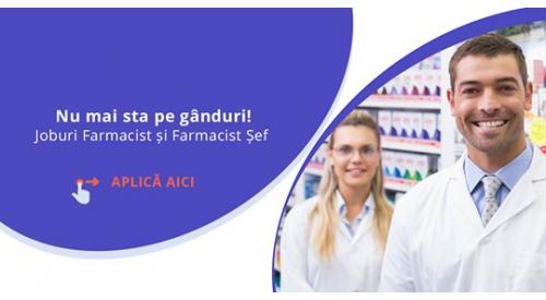 Farmacist și Farmacist Șef în Câmpia Turzii