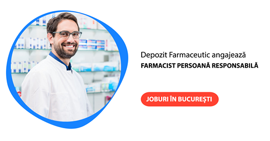 Job Farmacist Bucuresti, depozit farmaceutic