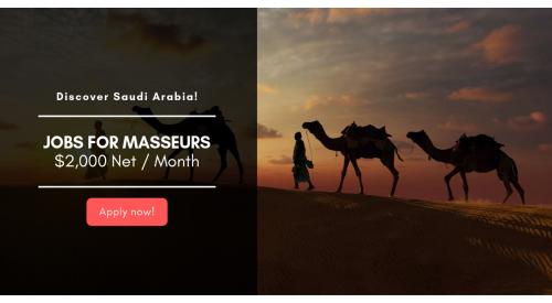 Massage Technicians in Saudi Arabia!