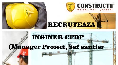 Inginer CFDP (Manager Proiect, Sef santier)